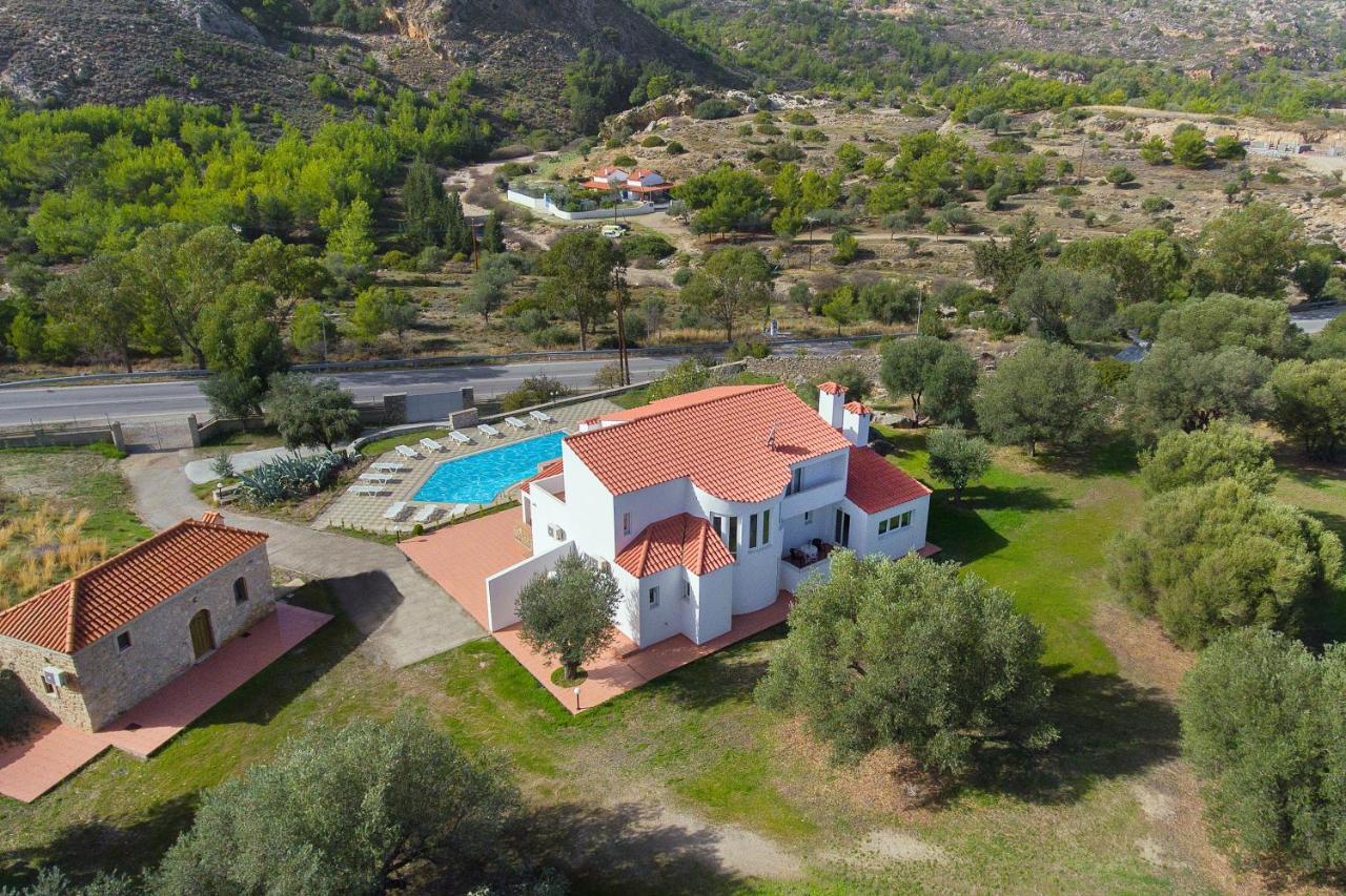 Villa Krokali Lindos Exteriör bild