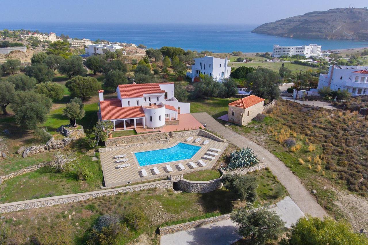 Villa Krokali Lindos Exteriör bild